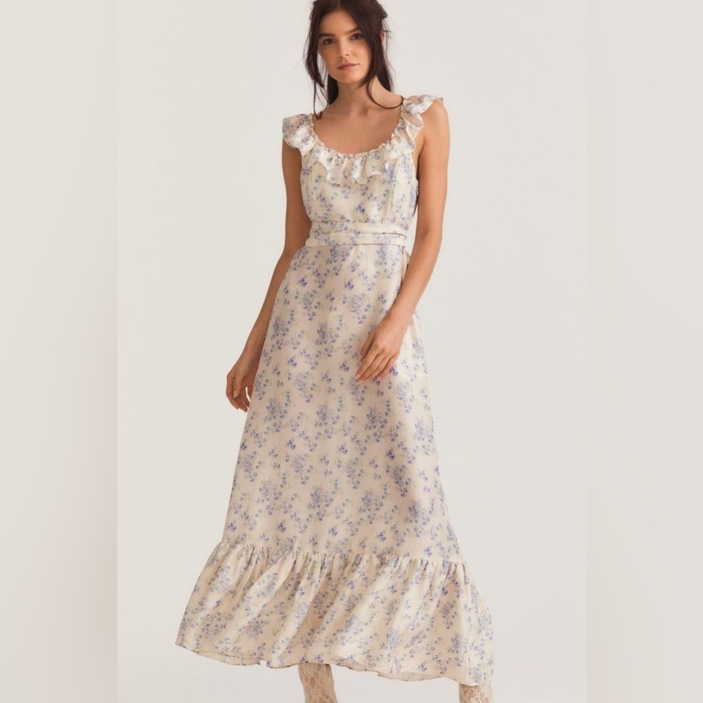 LoveShackFancy Joanna Dress in Lavender Fields NWT
